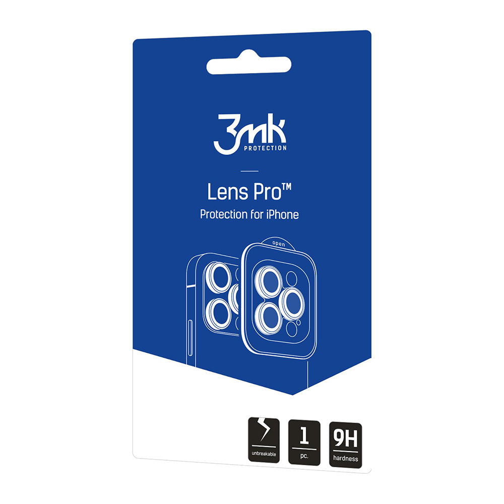Ochranná fólie na zadní kameru 3MK Protection Pro pro Apple iPhone 17 Pro Max / 17 Pro, Tvrzené sklo, Béžová