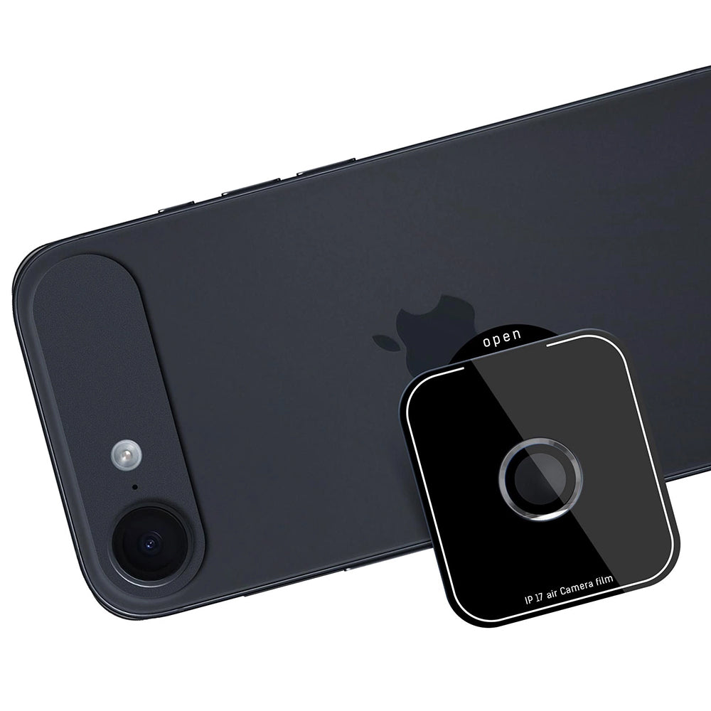 Ochranná fólie 3MK Protection Pro na zadní kameru pro Apple iPhone 17, Tvrzené sklo, Černá