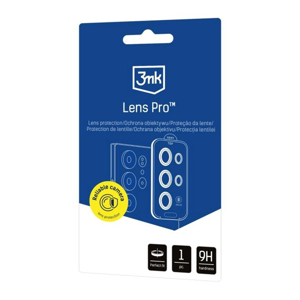 Ochranná fólie na zadní kameru 3MK Protection Pro pro Samsung Galaxy S26 S942, Tvrzené sklo, Černá