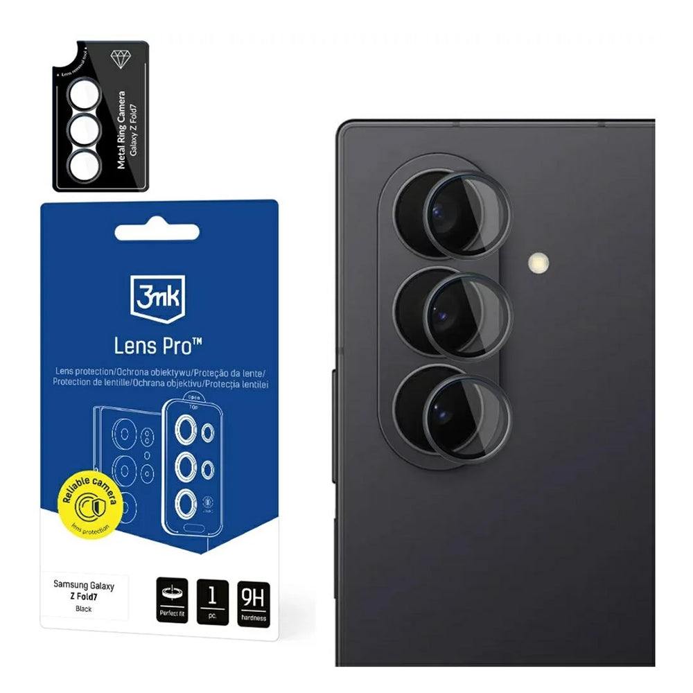 Ochranná fólie na zadní kameru 3MK Protection Pro pro Samsung Galaxy Z Fold7 F966, tvrzené sklo, průhledná