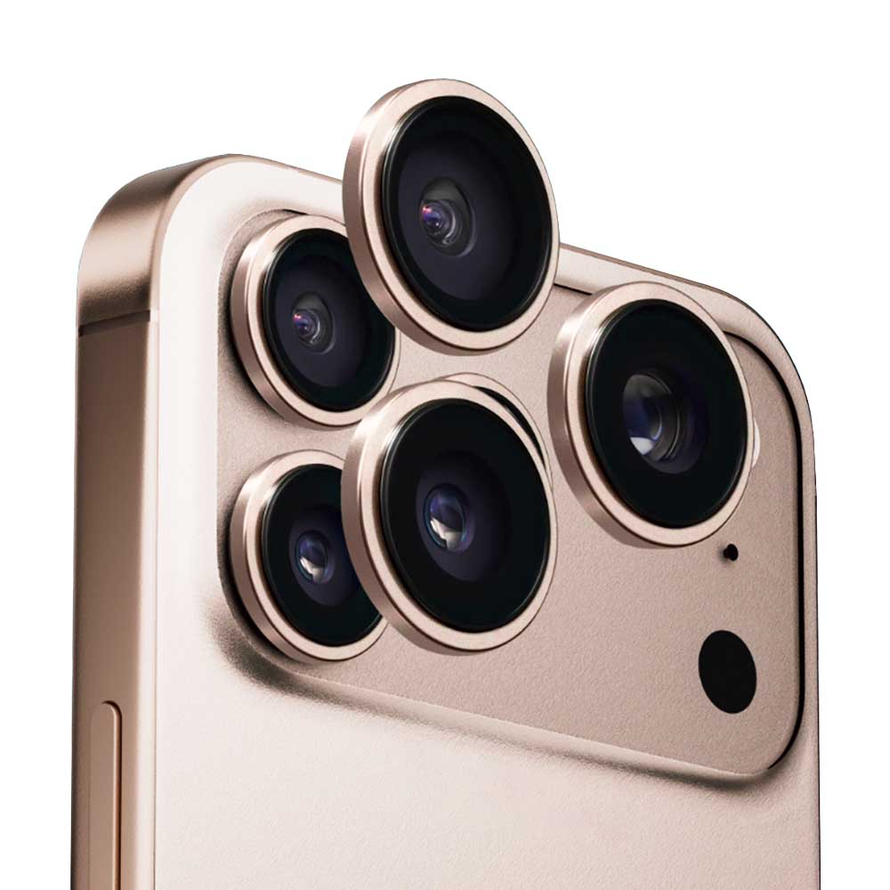 Anank AR Rear Camera Protection Film for Apple iPhone 17 Pro Max / 17 Pro, Tempered Glass, Gold