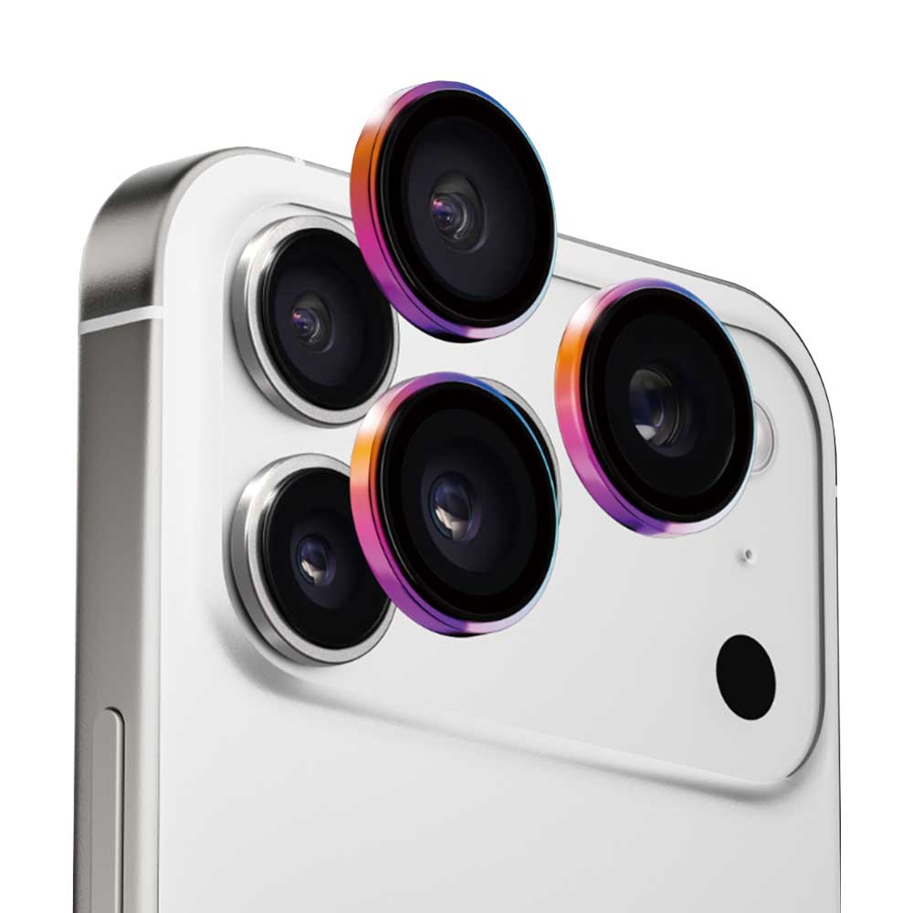 Ochranná fólie Anank AR na zadní kameru pro Apple iPhone 17 Pro Max / 17 Pro, Tvrzené sklo, Multicolor