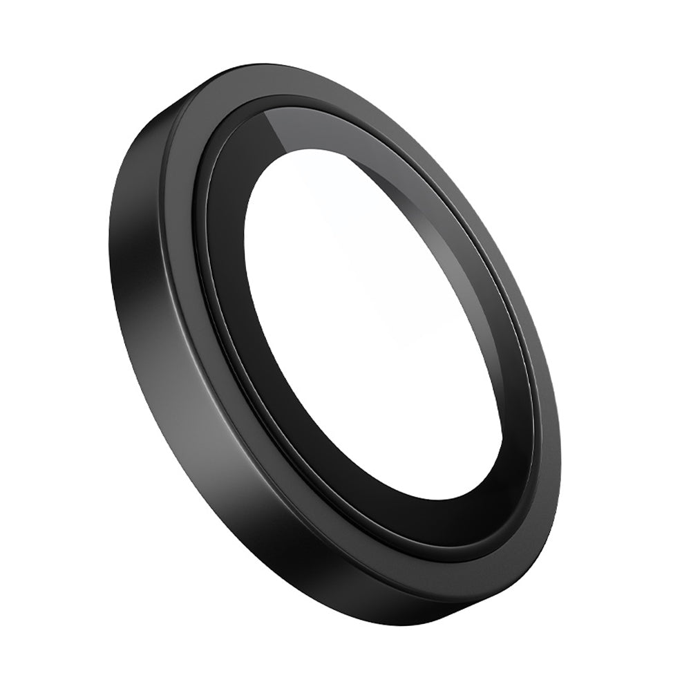 Ochranná fólie zadní kamery Blueo Metal Frame pro Apple iPhone 16 Pro Max / 16 Pro, tvrzené sklo, černá