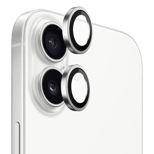 Ochranná fólie Blueo Metal Frame na zadní kameru pro Apple iPhone 17, Tvrzené sklo, Stříbrná