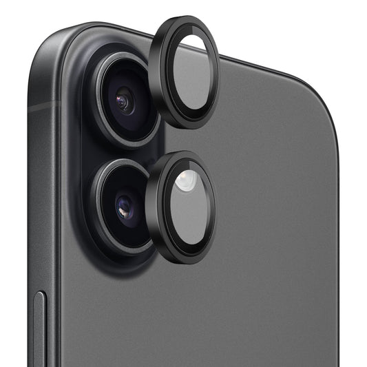 Ochranná fólie Blueo Metal Frame na zadní kameru pro Apple iPhone 17, Tvrzené sklo, Černá