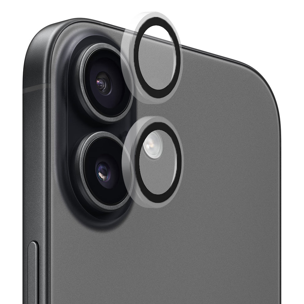 Ochranná fólie Blueo Metal Frame na zadní kameru pro Apple iPhone 17, Zpevněné sklo, Průhledná