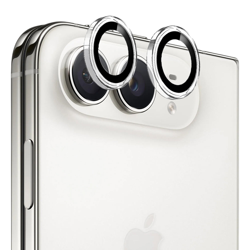 Ochranné sklo na zadní fotoaparát Blueo Metal Frame pro Apple iPhone Duo, tvrzené sklo, průhledné