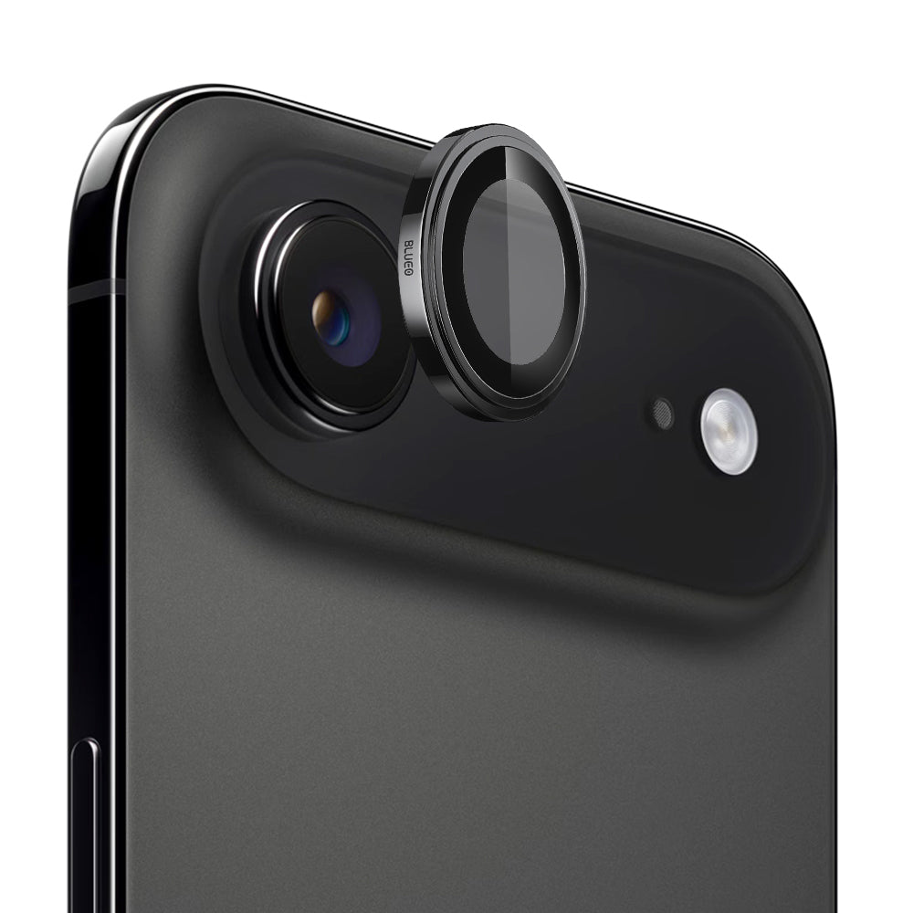 Ochranná fólie Blueo Sapphire Crystal na zadní kameru pro Apple iPhone 17 Air, Tvrzené sklo, Černá