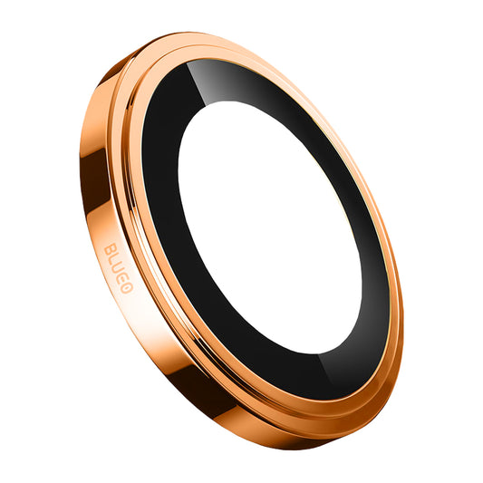 Ochranná fólie Blueo Sapphire Crystal na zadní kameru pro Apple iPhone 17 Pro Max / 17 Pro, Tvrzené sklo, Oranžová