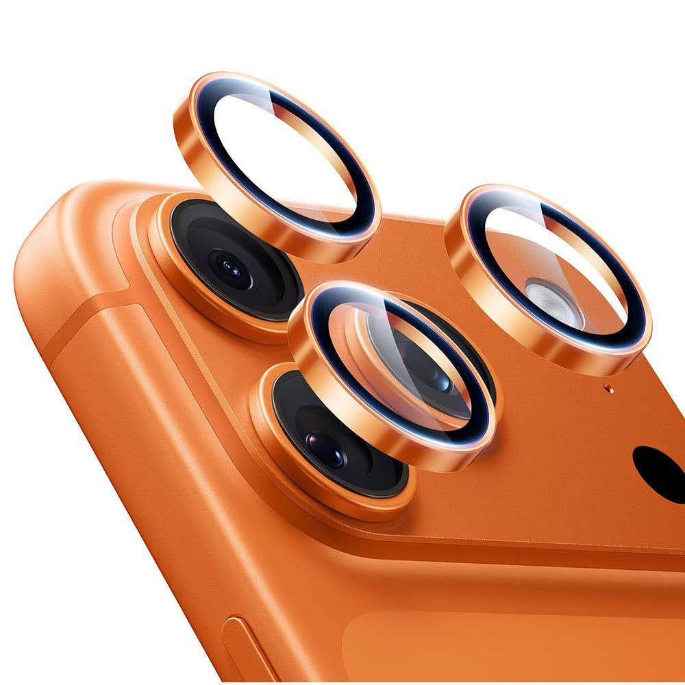 Ochranná fólie na zadní kameru ESR Armorite pro Apple iPhone 14 Pro, Tvrzené sklo, Oranžová