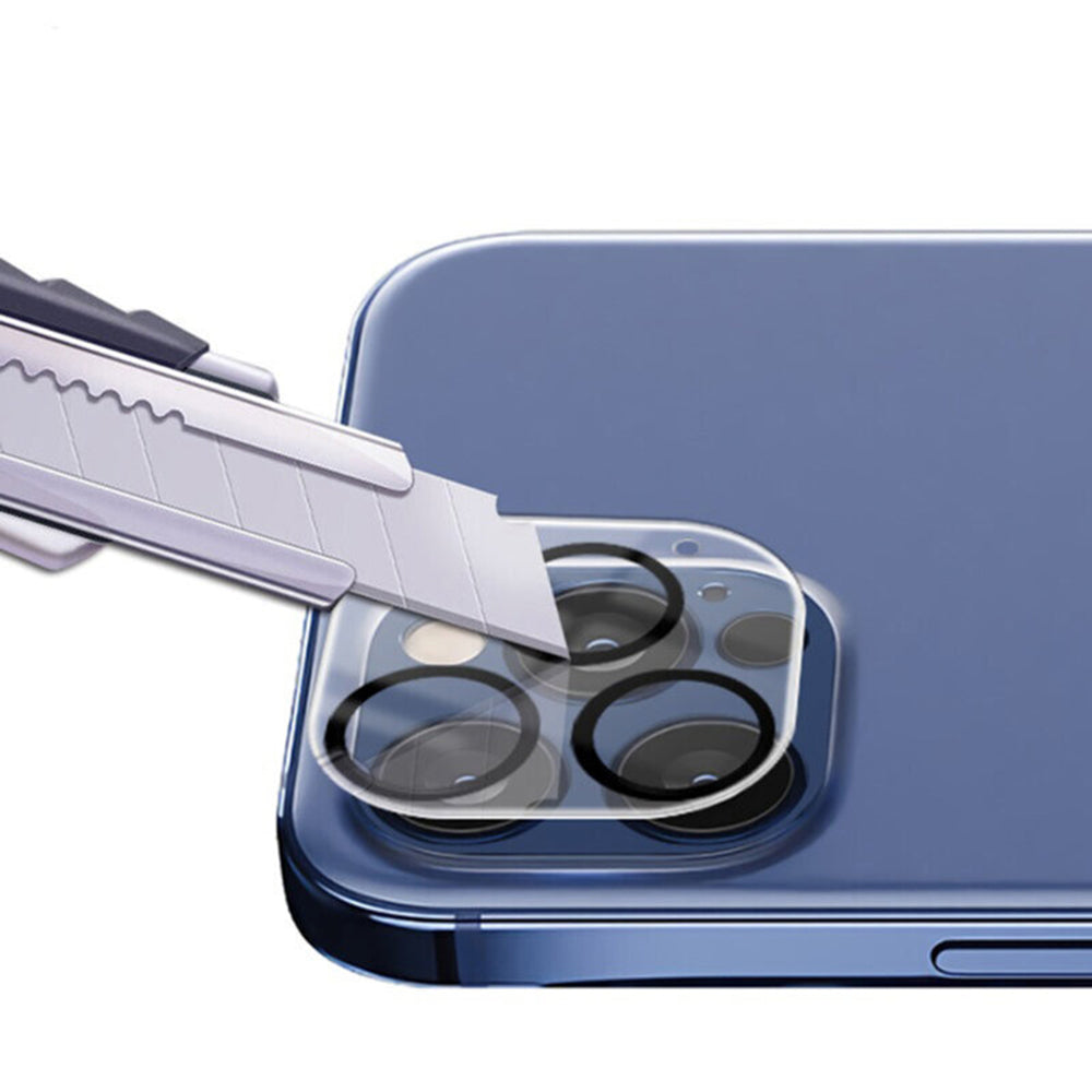 Ochranná fólie na zadní kameru Lito S+ pro Apple iPhone 13 Pro Max / 13 Pro, tvrzené sklo, černá