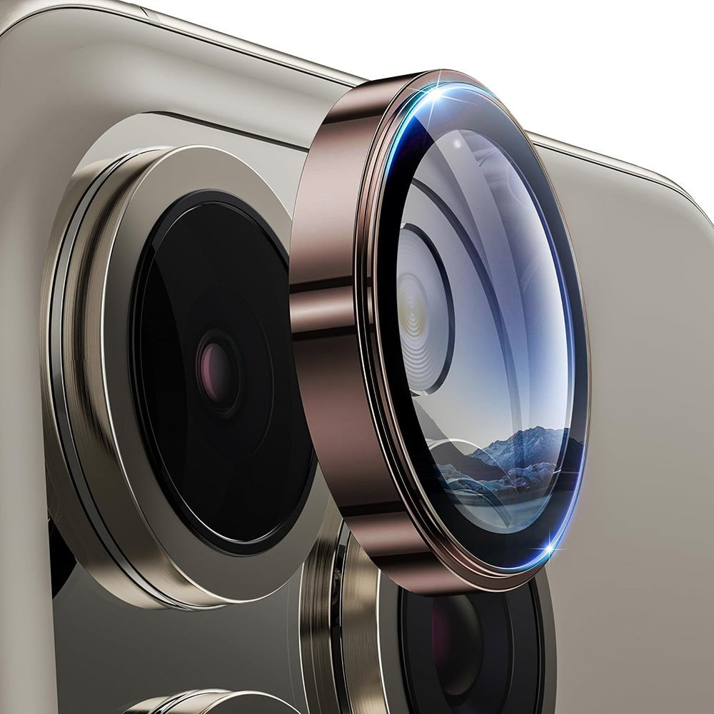 Ochranná fólie na zadní kameru Lito S+ pro Apple iPhone 16 Pro Max / 16 Pro, tvrzené sklo, bronzová
