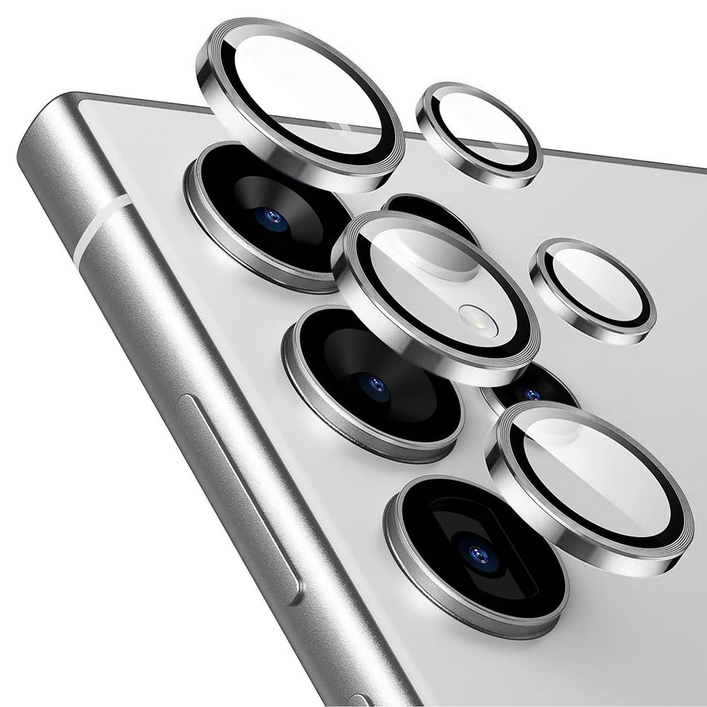 Ochranná fólie Lito S+ na zadní kameru pro Samsung Galaxy S26 Ultra S948, Tvrzené sklo, Stříbrná