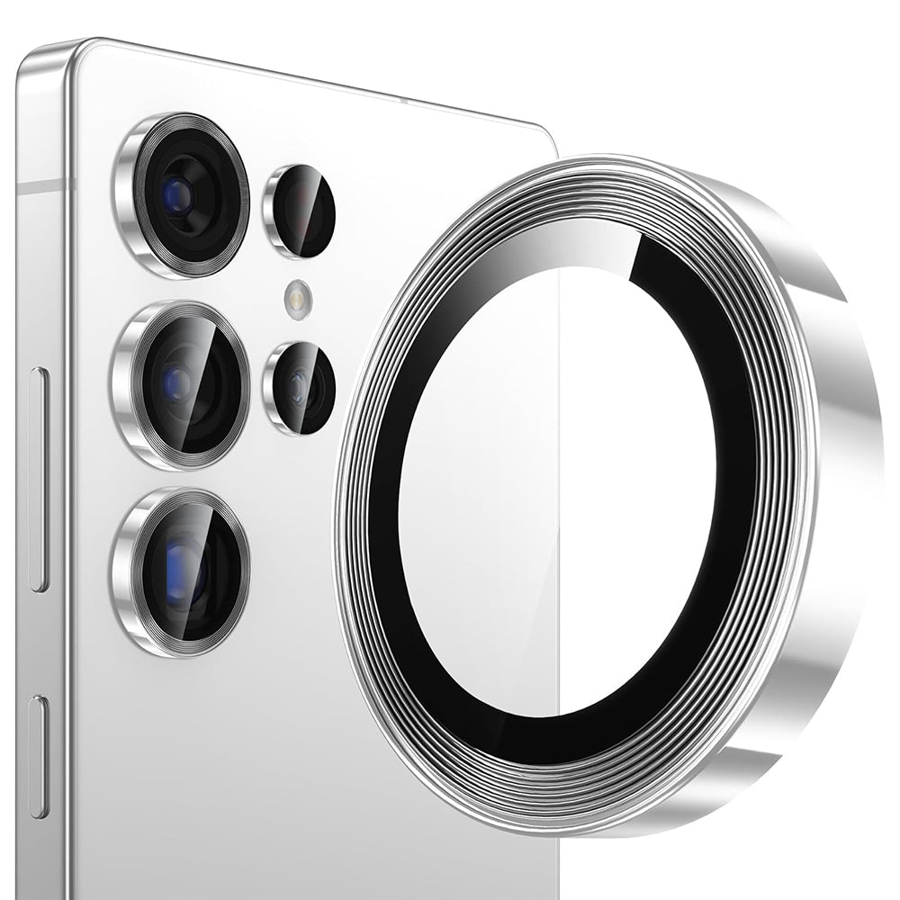 Ochranná fólie Lito S+ na zadní kameru pro Samsung Galaxy S26 Ultra S948, Tvrzené sklo, Stříbrná