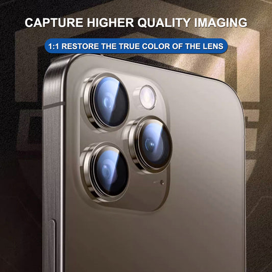 Ochranná fólie Lito Titanium AR na zadní kameru pro Apple iPhone 17 Air, Tvrzené sklo, Modrá