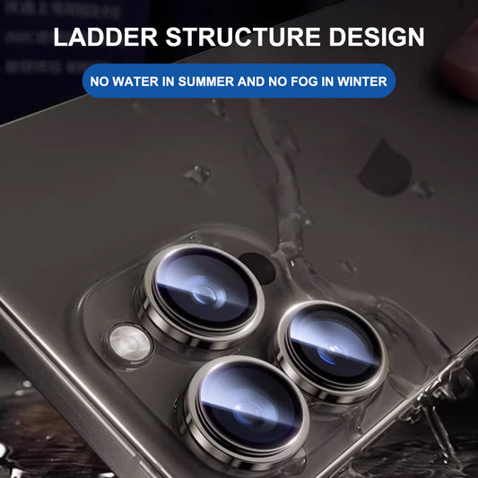 Ochranná fólie Lito Titanium AR na zadní kameru pro Apple iPhone 17 Air, Tvrzené sklo, Stříbrná