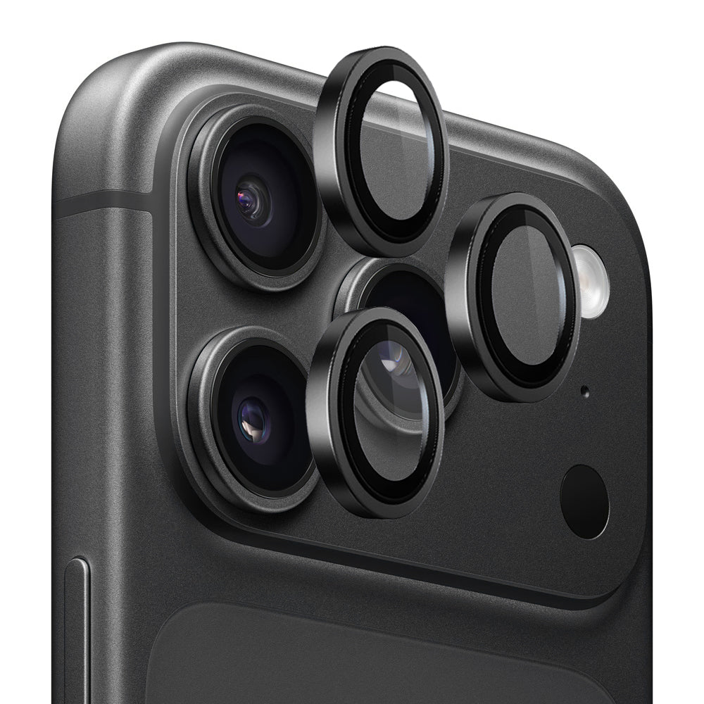 Ochranná fólie zadní kamery Lito Titanium AR pro Apple iPhone 18 Pro / 18 Pro Max, tvrzené sklo, černá