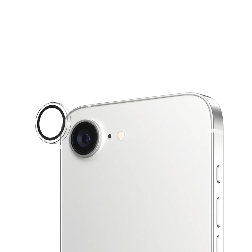Ochranná fólie PanzerGlass Hoops na zadní kameru pro Apple iPhone 16e, Tvrzené sklo, Průhledná