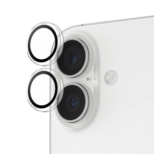 Ochranná fólie PanzerGlass Hoops na zadní kameru pro Apple iPhone 17 / 16 Plus / 16, Zpevněné sklo, Průhledná