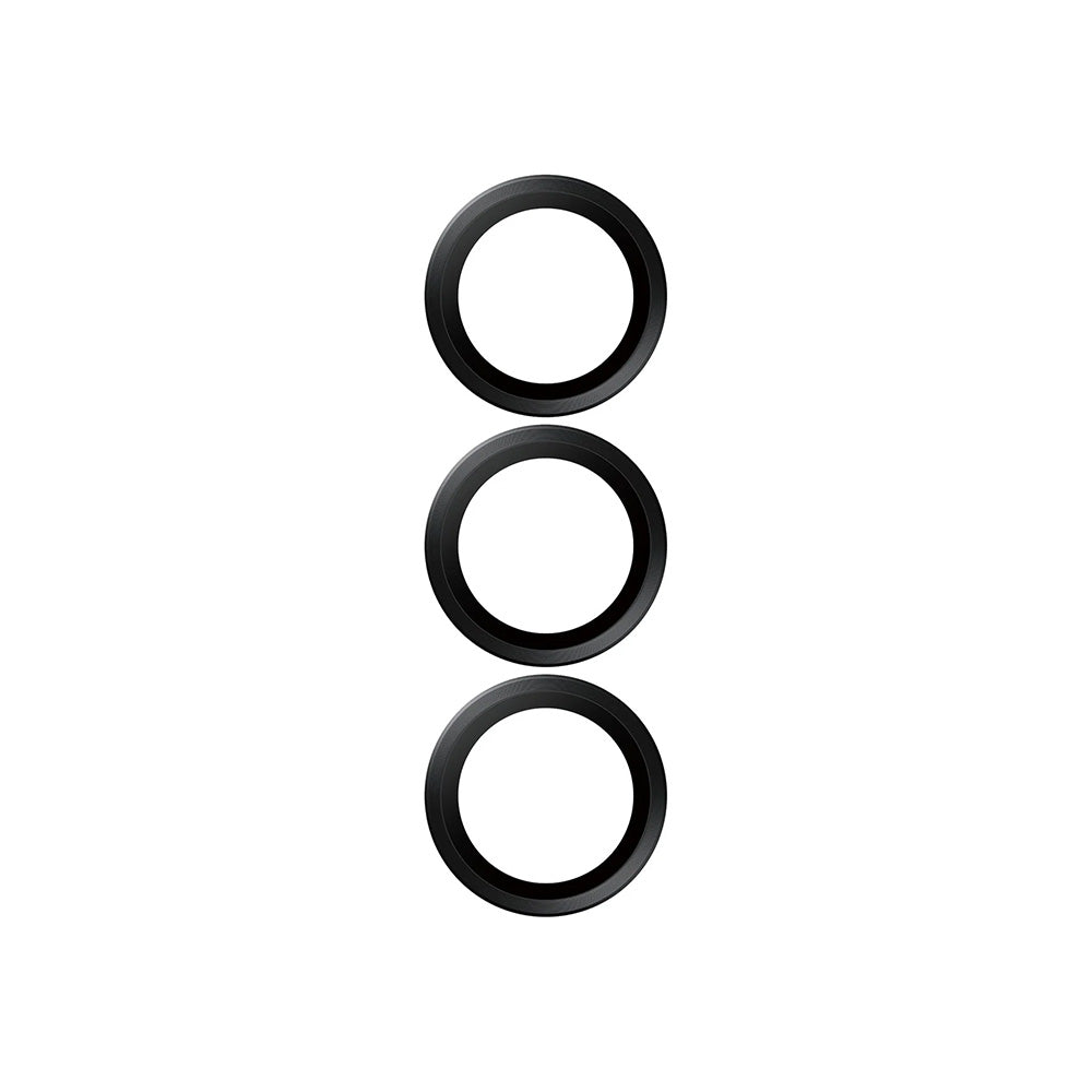 Ochranná fólie PanzerGlass Hoops na zadní kameru pro Samsung Galaxy S25 S931, Tvrzené sklo, Černá.
