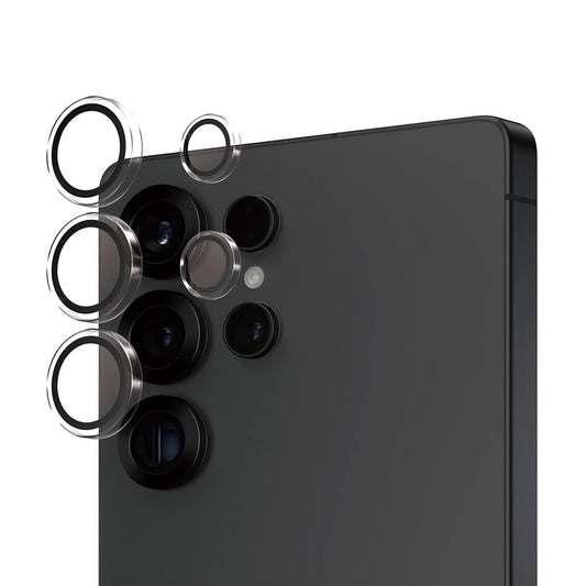 Ochranná fólie PanzerGlass Hoops na zadní kameru pro Samsung Galaxy S25 Ultra S938, Zpevněné sklo, Průhledná