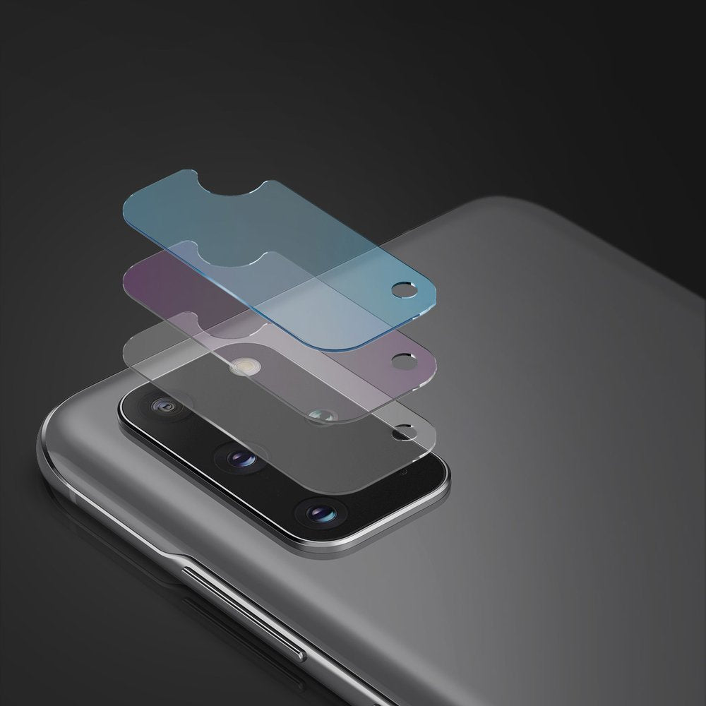 Ochranná fólie na zadní kameru Ringke IDGL pro Samsung Galaxy S20+ 5G G986 / S20+ G985, tvrzené sklo, sada 3 kusů, průhledná