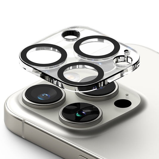 Ochranná fólie Ringke na zadní kameru pro Apple iPhone 16 Pro Max / 16 Pro, Tvrzené sklo, Sada 2 kusy, Průhledná