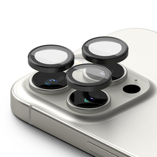 Ochranná fólie Ringke na zadní kameru pro Apple iPhone 16 Pro Max / 16 Pro, Tvrzené sklo, Sada 2 kusy, Černá