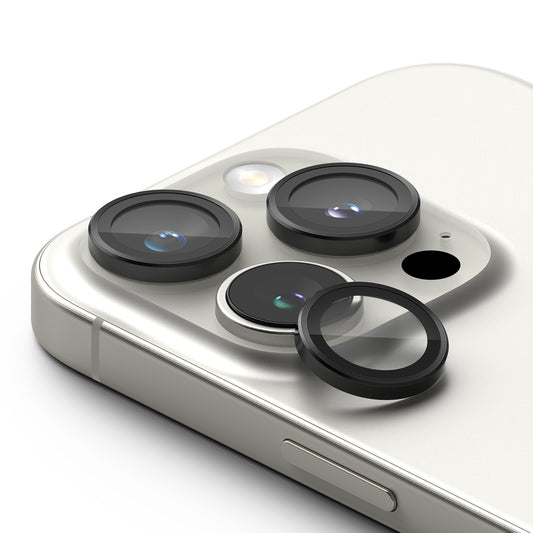 Ochranná fólie Ringke na zadní kameru pro Apple iPhone 16 Pro Max / 16 Pro, Tvrzené sklo, Sada 2 kusy, Černá