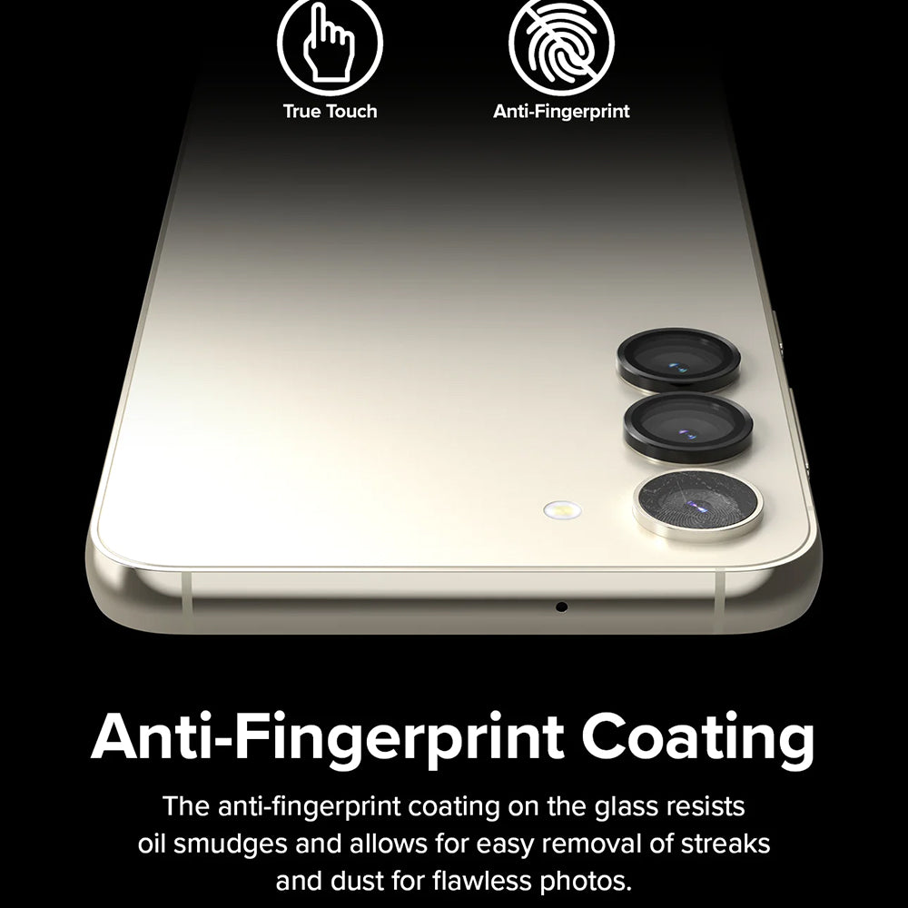 Ochranná fólie Ringke na zadní kameru pro Samsung Galaxy S23+ S916 / S23 S911, Tvrzené sklo, Černá
