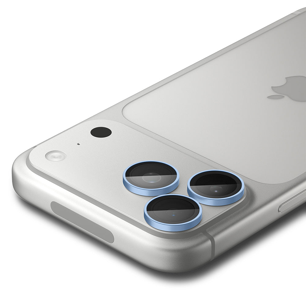 Ochranná fólie na zadní kameru Spigen GlastR EZ FIT Optik Pro pro Apple iPhone 18 Pro / 18 Pro Max, tvrzené sklo, sada 2 kusy, modrá AGL12045