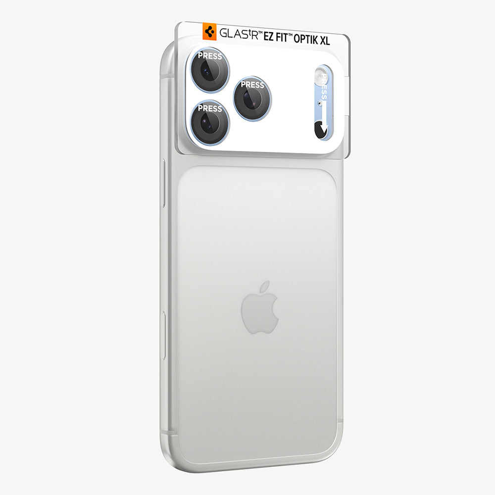 Ochranná fólie na zadní kameru Spigen GlastR EZ FIT Optik Pro XL pro Apple iPhone 18 Pro Max, tvrzené sklo, modrá AGL12041