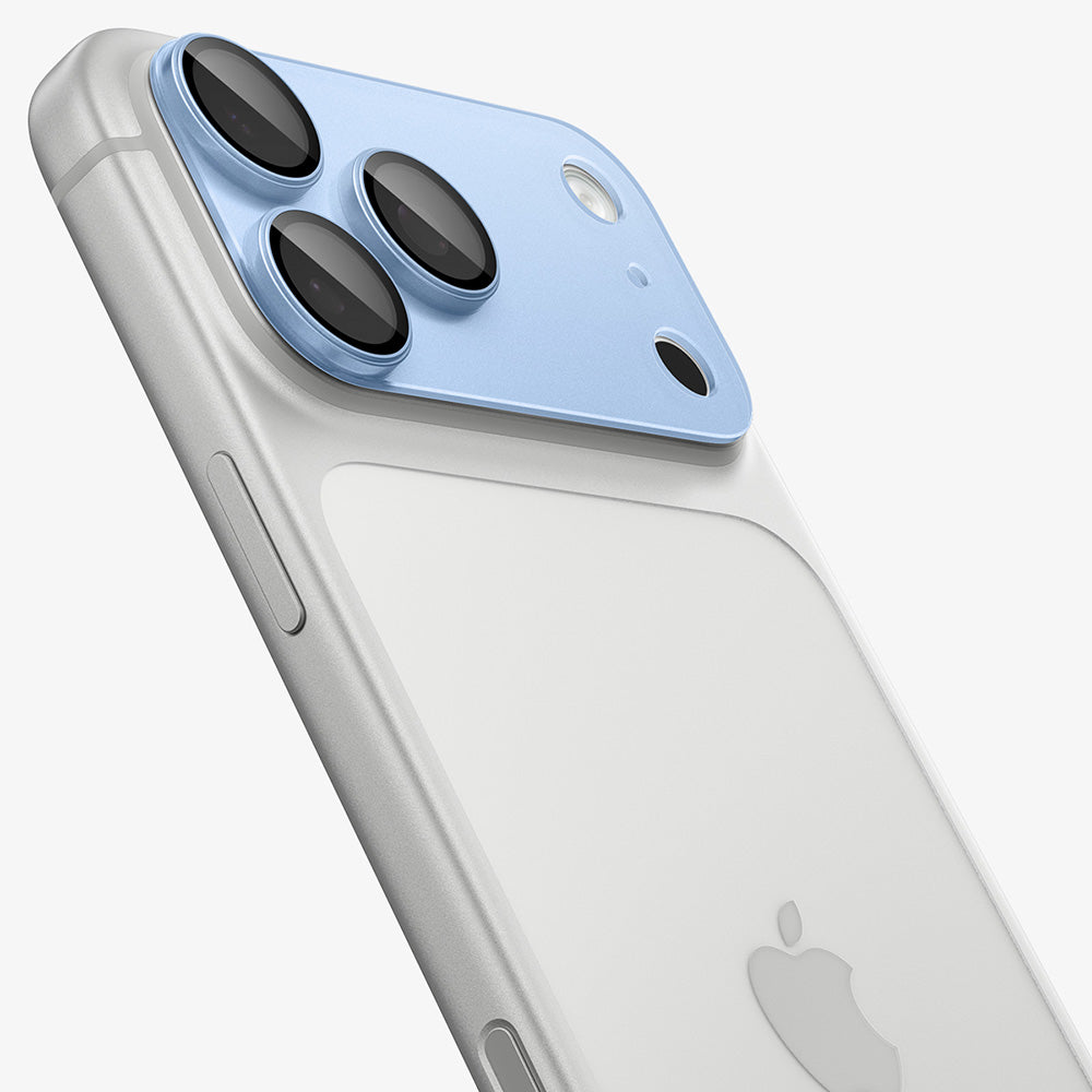 Ochranná fólie na zadní kameru Spigen GlastR EZ FIT Optik Pro XL pro Apple iPhone 18 Pro Max, tvrzené sklo, modrá AGL12041