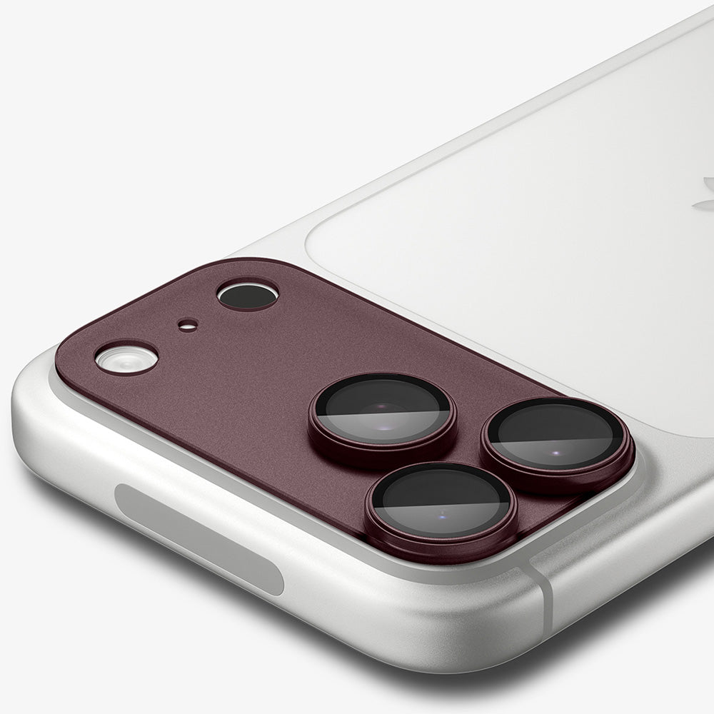 Ochranná fólie na zadní kameru Spigen GlastR EZ FIT Optik Pro XL pro Apple iPhone 18 Pro, tvrzené sklo, vínová AGL12036