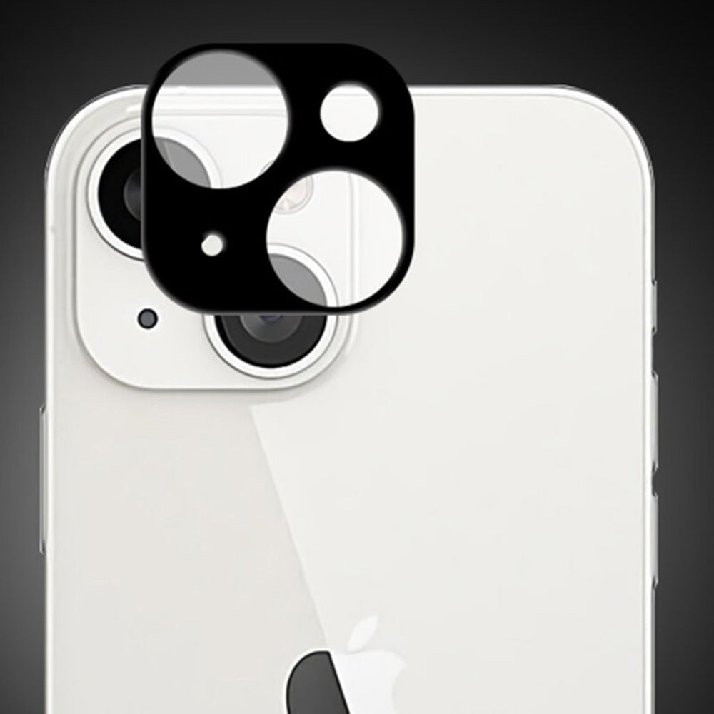 Ochranná fólie na zadní kameru Techsuit pro Apple iPhone 13 mini / 13, tvrzené sklo, černá