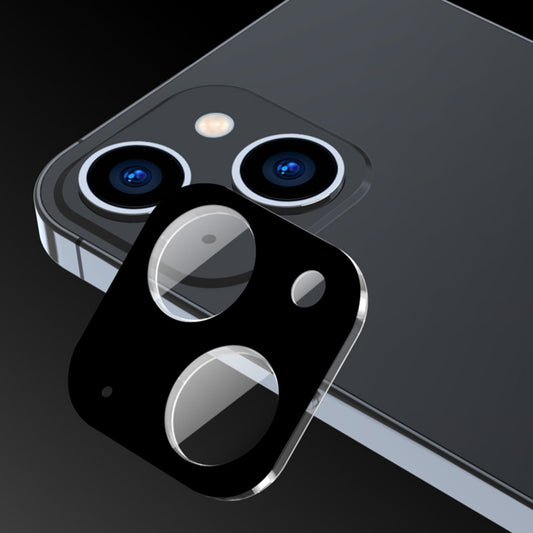 Ochranná fólie na zadní kameru Techsuit pro Apple iPhone 15 Plus / 15, tvrzené sklo, černá
