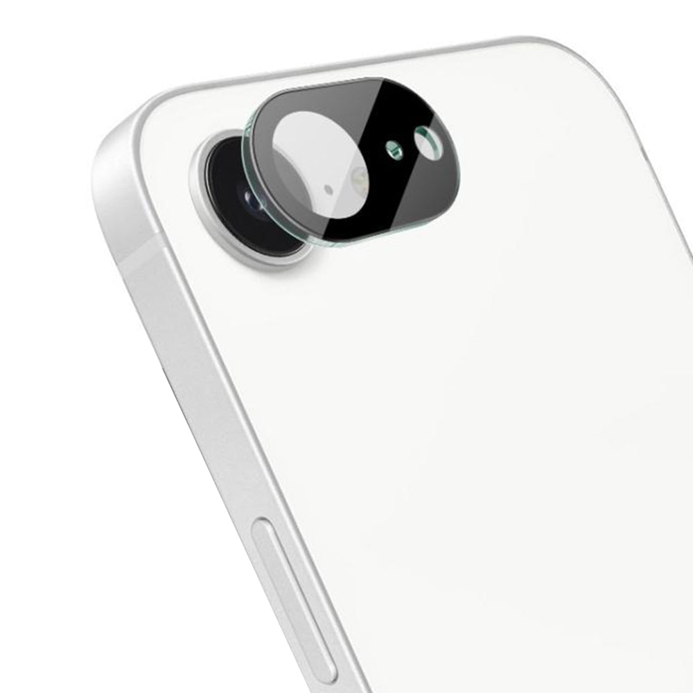Ochranná fólie na zadní kameru Techsuit pro Apple iPhone 17e / 16e, tvrzené sklo, černá