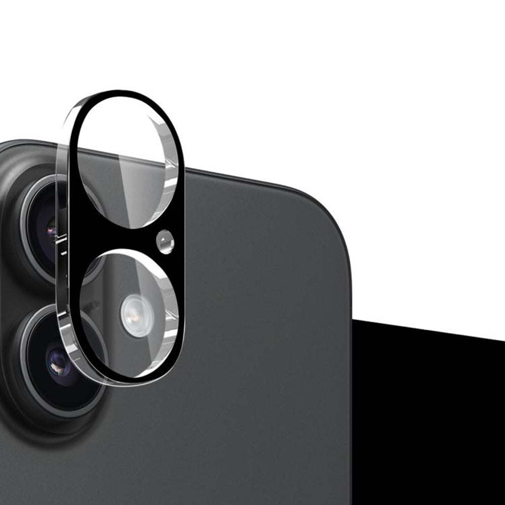 Ochranná fólie na zadní kameru Techsuit pro Apple iPhone 17, Tvrzené sklo, Černá