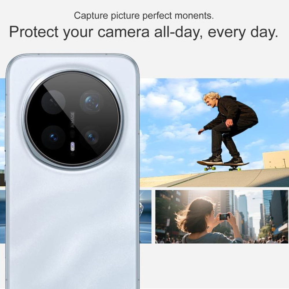 Ochranná fólie na zadní kameru Techsuit pro Honor Magic8 Pro, Tvrzené sklo, Černá