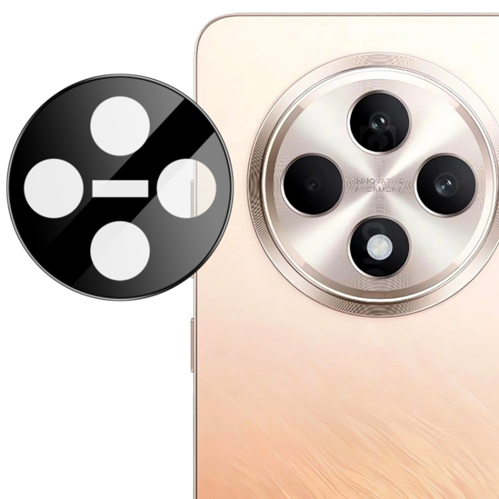 Ochranná fólie na zadní kameru Techsuit pro Oppo Reno12 FS 5G / Reno12 FS 4G / Reno12 F 4G / Reno12 F, tvrzené sklo, černá