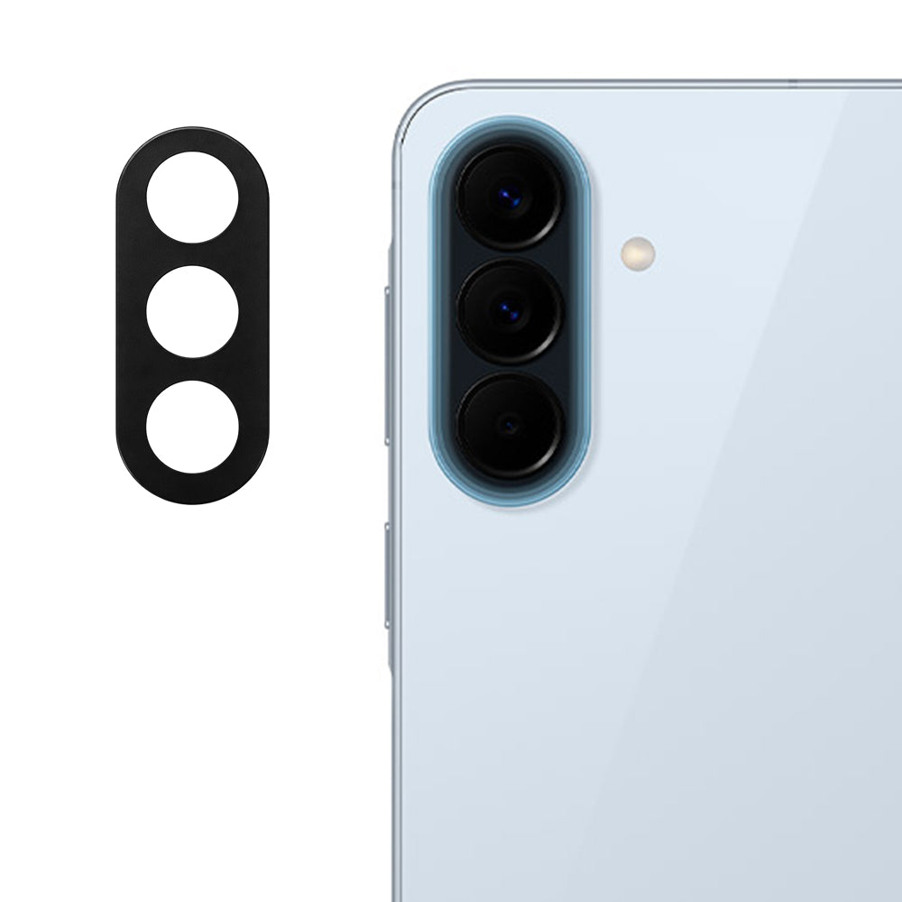 Ochranná fólie Techsuit na zadní kameru pro Samsung Galaxy A57 5G, Tvrzené sklo, Černá