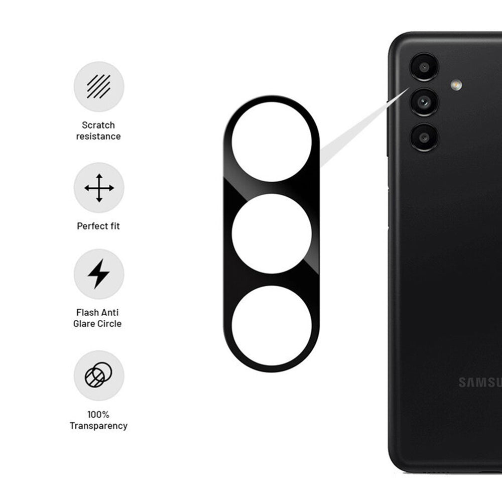 Ochranná fólie na zadní kameru Techsuit pro Samsung Galaxy S24+ S926, tvrzené sklo, černá