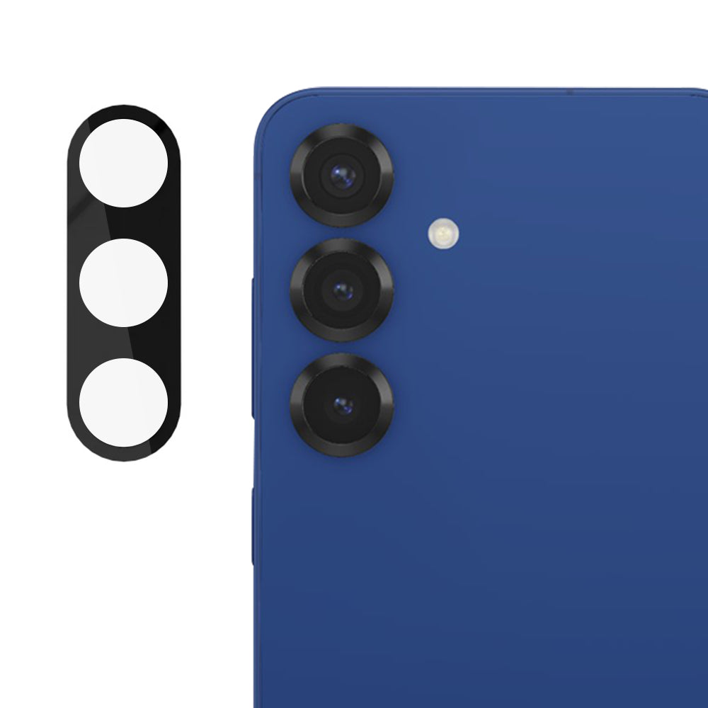 Ochranná fólie na zadní kameru Techsuit pro Samsung Galaxy S25 S931, tvrzené sklo, černá