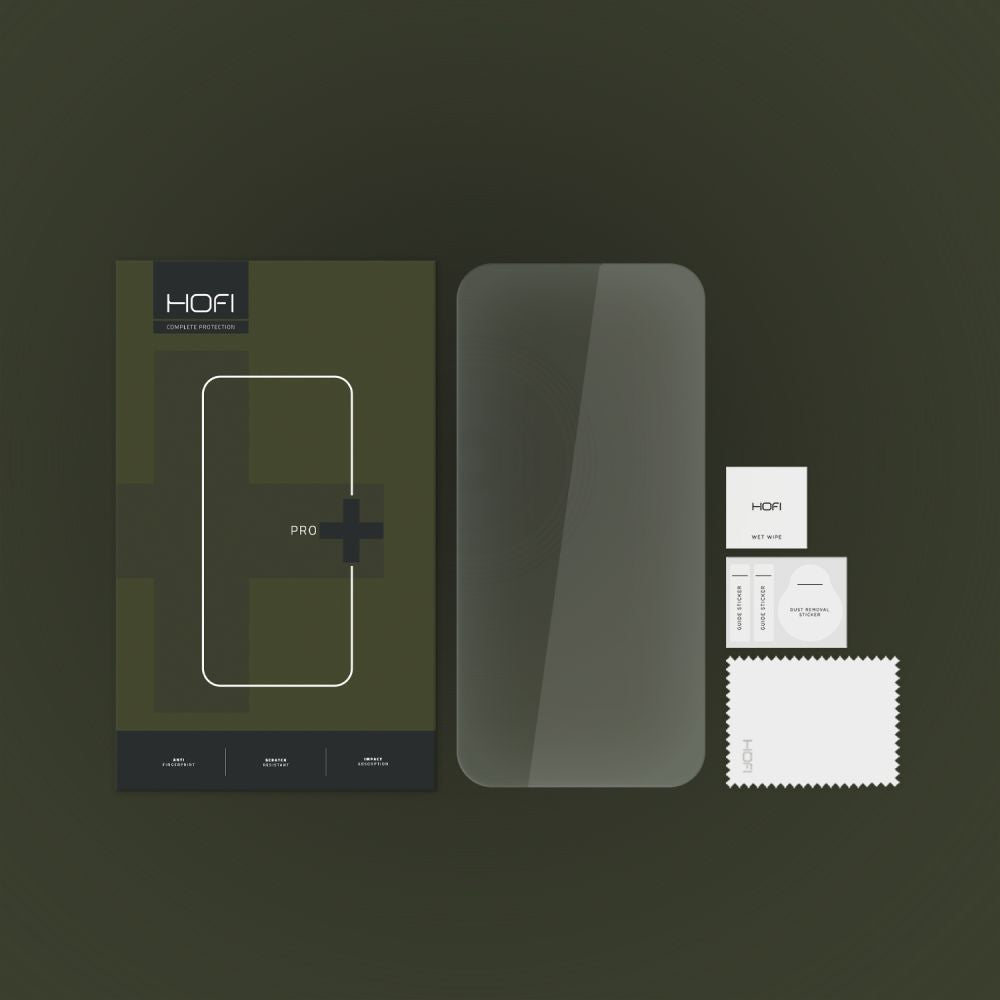 Ochranná fólie na displej HOFI PRO+ pro Apple iPhone 15, Tvrzené sklo, Full Glue, 2.5D