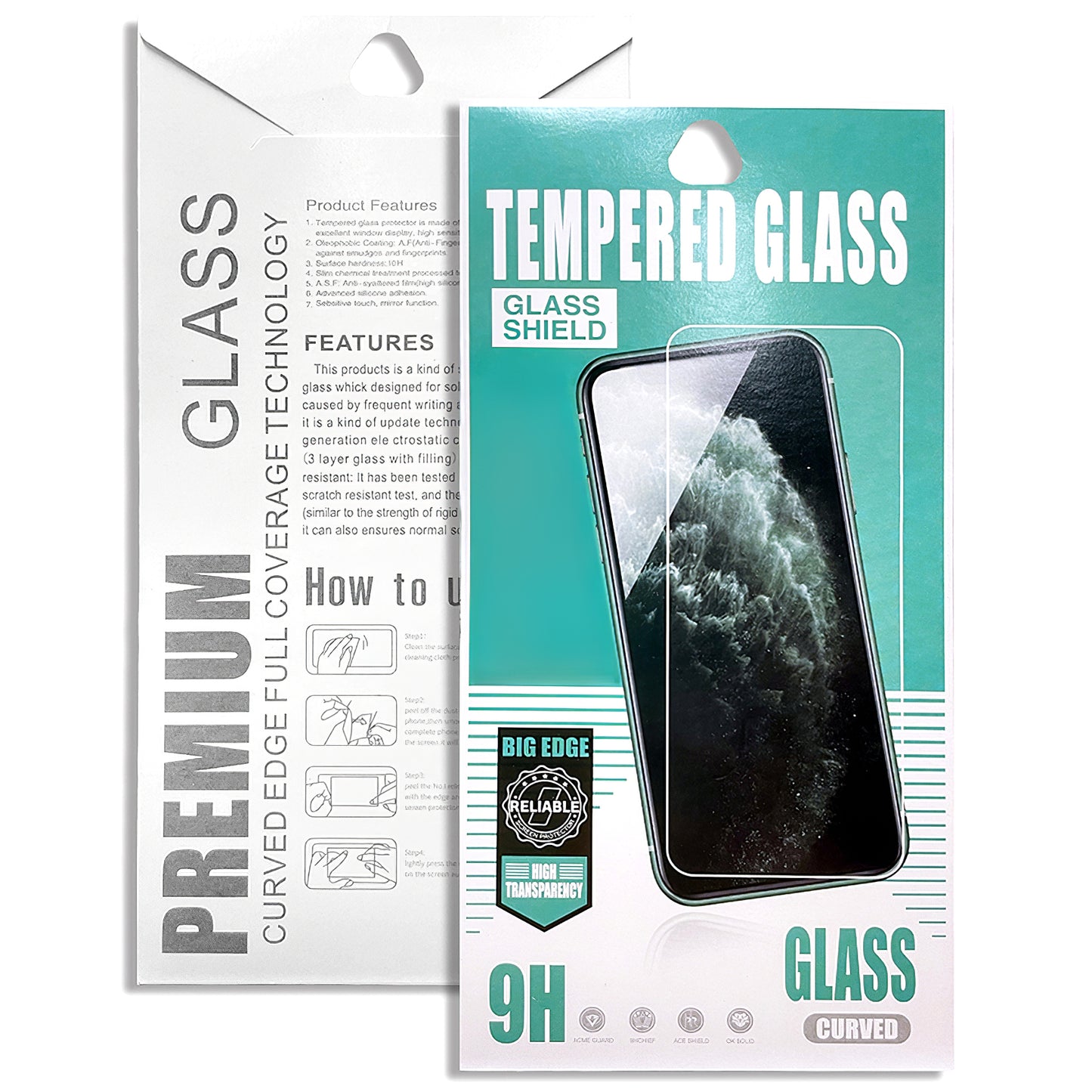 OEM ochranná fólie displeje pro Apple iPhone 16 Pro, stíněné sklo, plně lepené, 2,5D