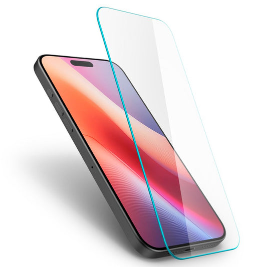 Spigen GlastrR Slim HD Screen Protector pro Apple iPhone 16 Pro, Chráněné sklo, 2,5D AGL07937