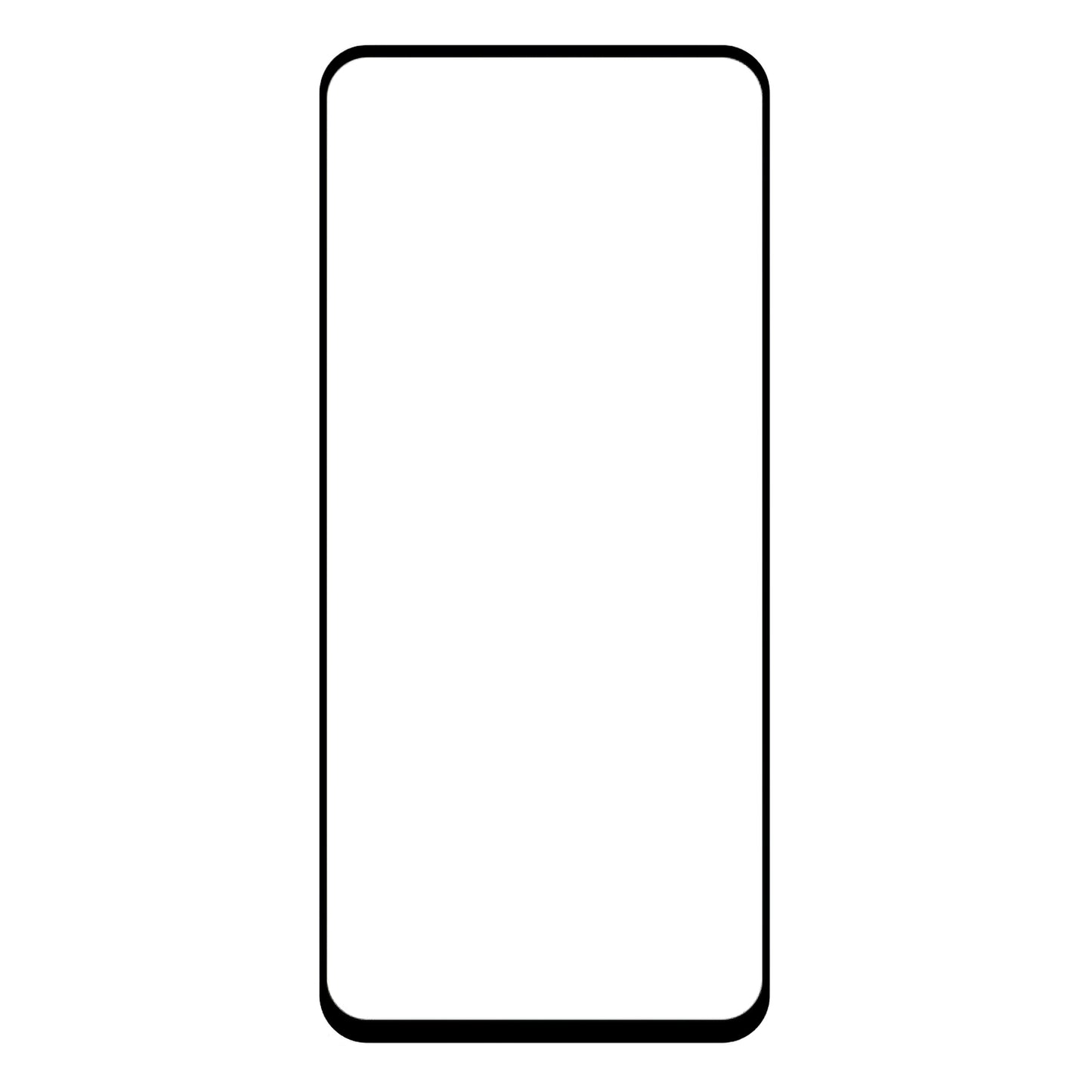 Ochranná fólie Blue Shield na displej pro Motorola Moto G35, Tvrzené sklo, Full Glue, Kompatibilní s pouzdrem, Černá
