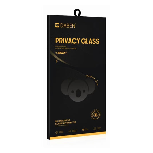 Ochranná fólie na displej Privacy Bear pro Apple iPhone 16 Pro Max, tvrzené sklo, plné lepidlo