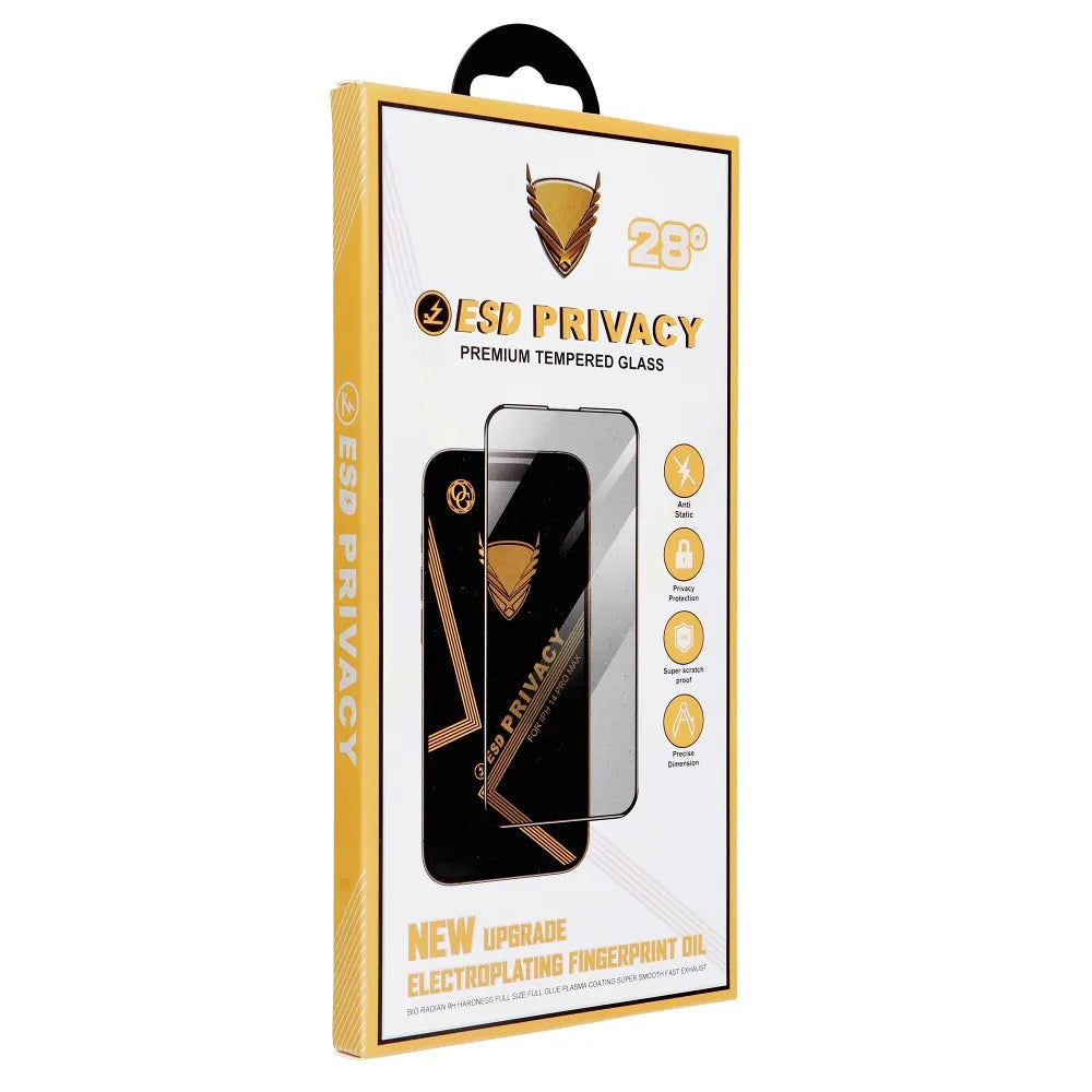 Ochranná fólie Privacy OG Premium pro Apple iPhone 17 Pro Max, Tvrzené sklo, Full Glue