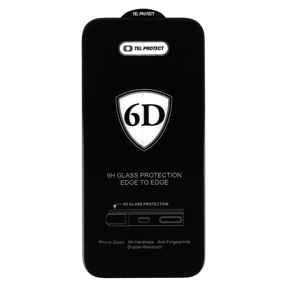 OEM ochranná fólie na displej pro Samsung Galaxy S26 Plus S947, tvrzené sklo, plné lepidlo, 6D, černá